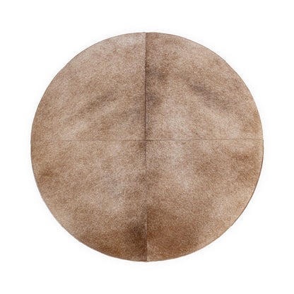 Andre - 40" Round Ottoman - Canyon Dust
