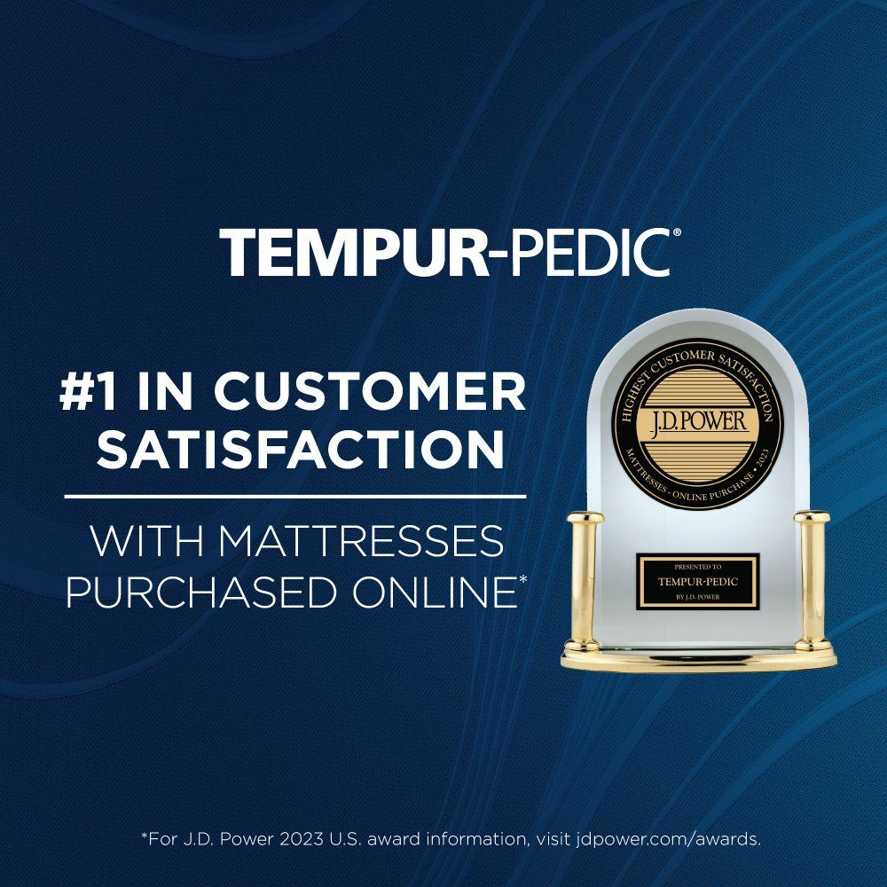 Tempur-Breeze - Tempur-ActiveBreeze Medium Hybrid Mattress With Ergo ProSmart Air Base