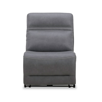 Cooper - Armless Recliner P3 & ZG - Blue Gray