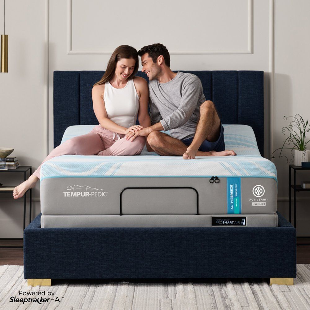 Tempur-Breeze - Tempur-ActiveBreeze Medium Hybrid Mattress - Twin Long