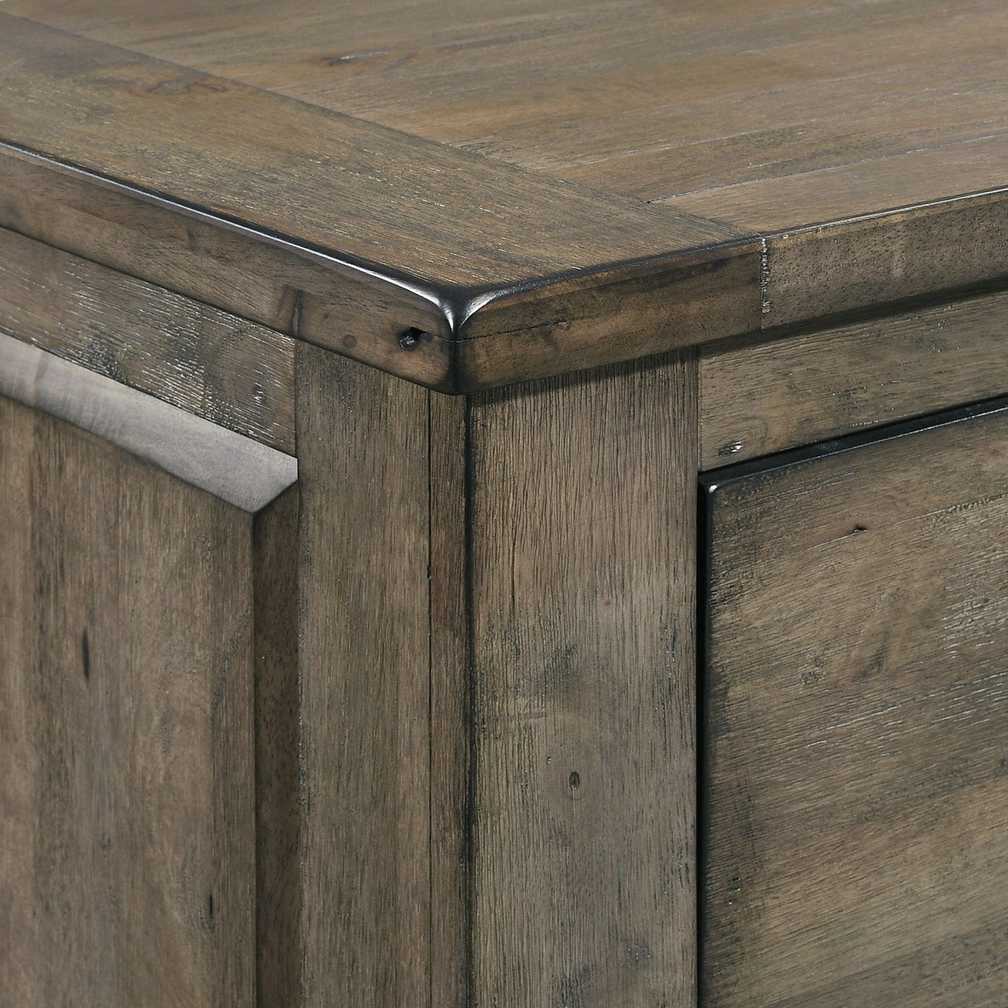 Maverick - Nightstand With USB - Gray