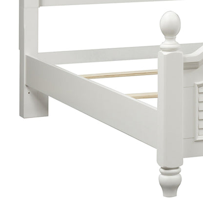 Summer House - California King Panel Rails - White