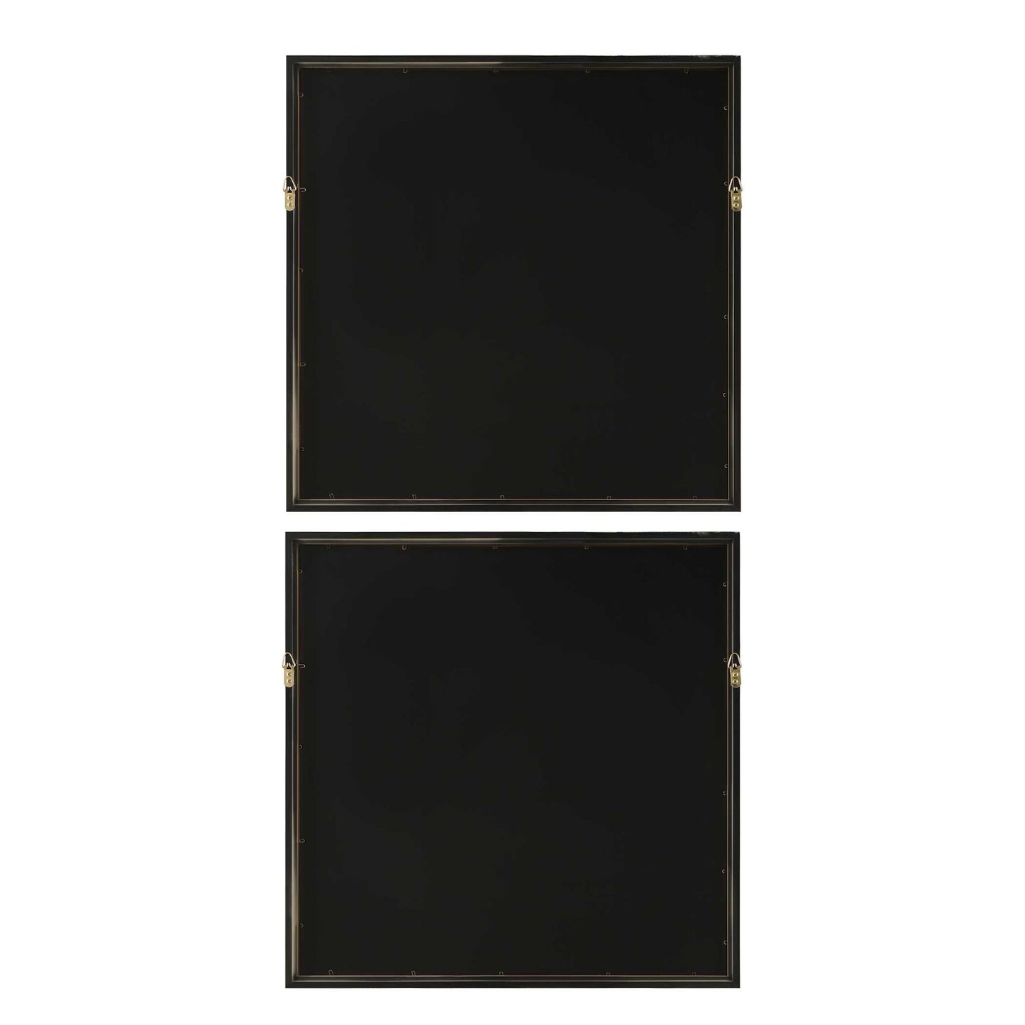 So Golden - Abstract Landscape Prints (Set of 2) - Black / Blue / Brass / Gold / Gray / Pink / White