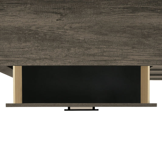 Eleanor - Dresser & Mirror Set - Mocha Gray