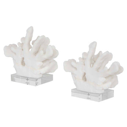 Charbel - Bookends (Set of 2) - White