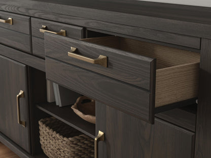 Brazen Valley - TV Stand With Fireplace Option