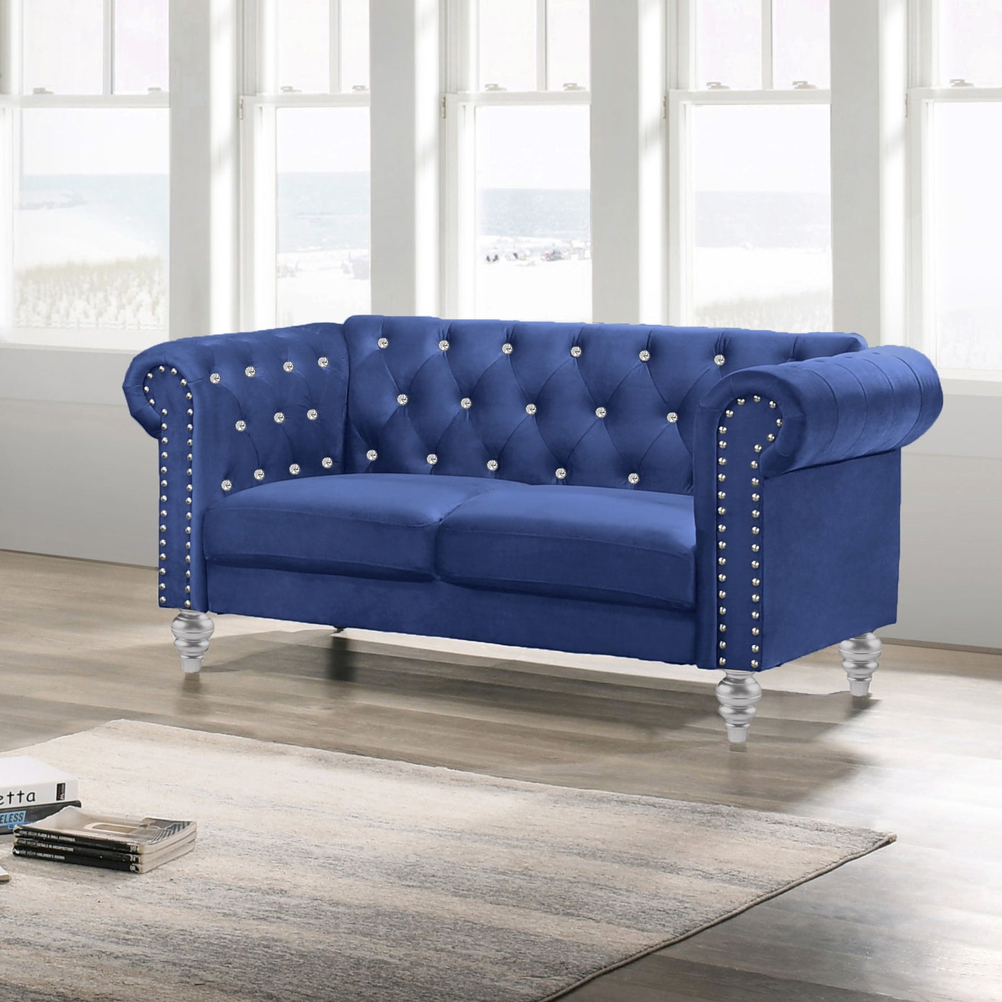 Emma - Crystal Loveseat