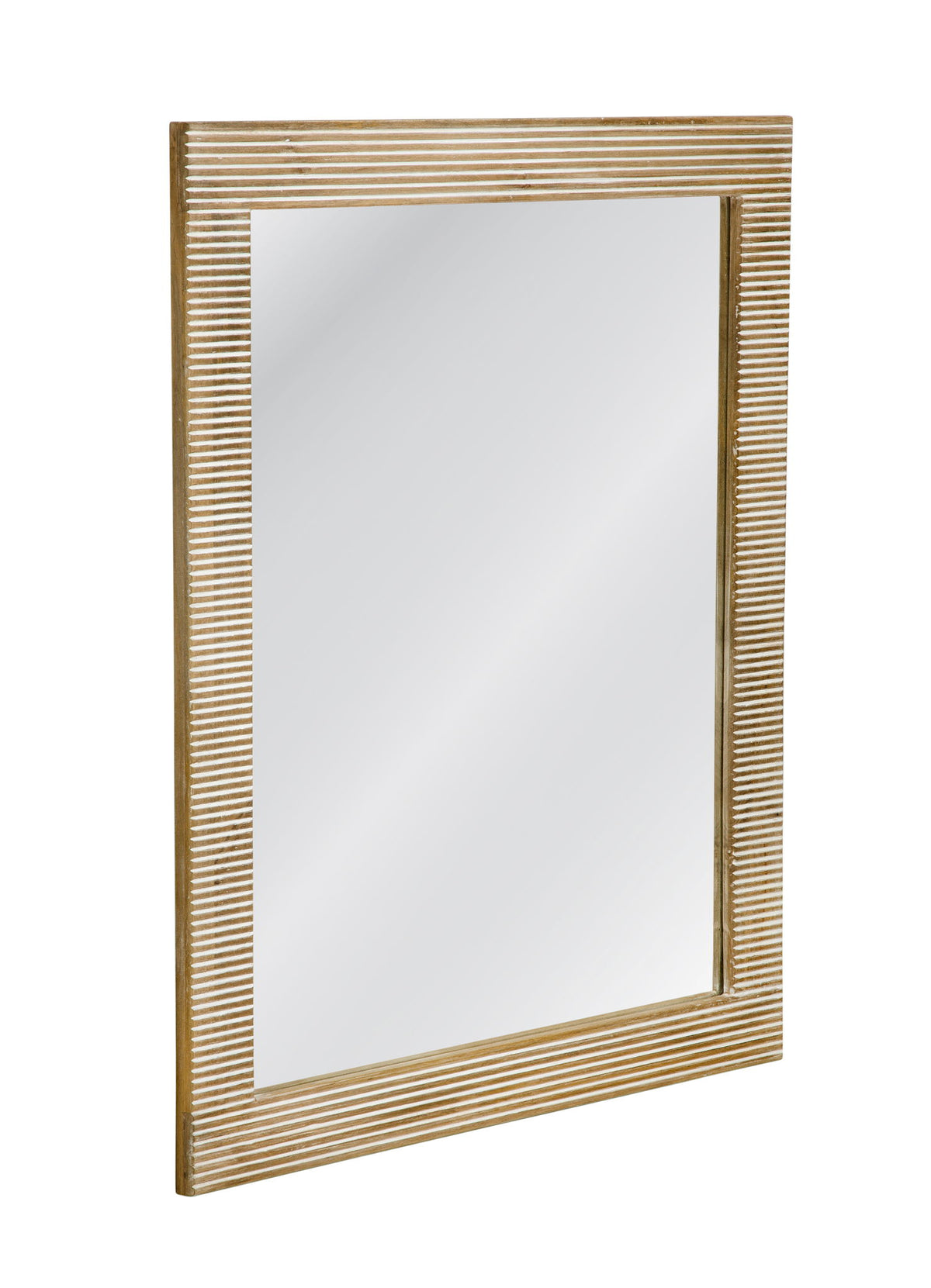 Brielle - Wall Mirror - Distressed White