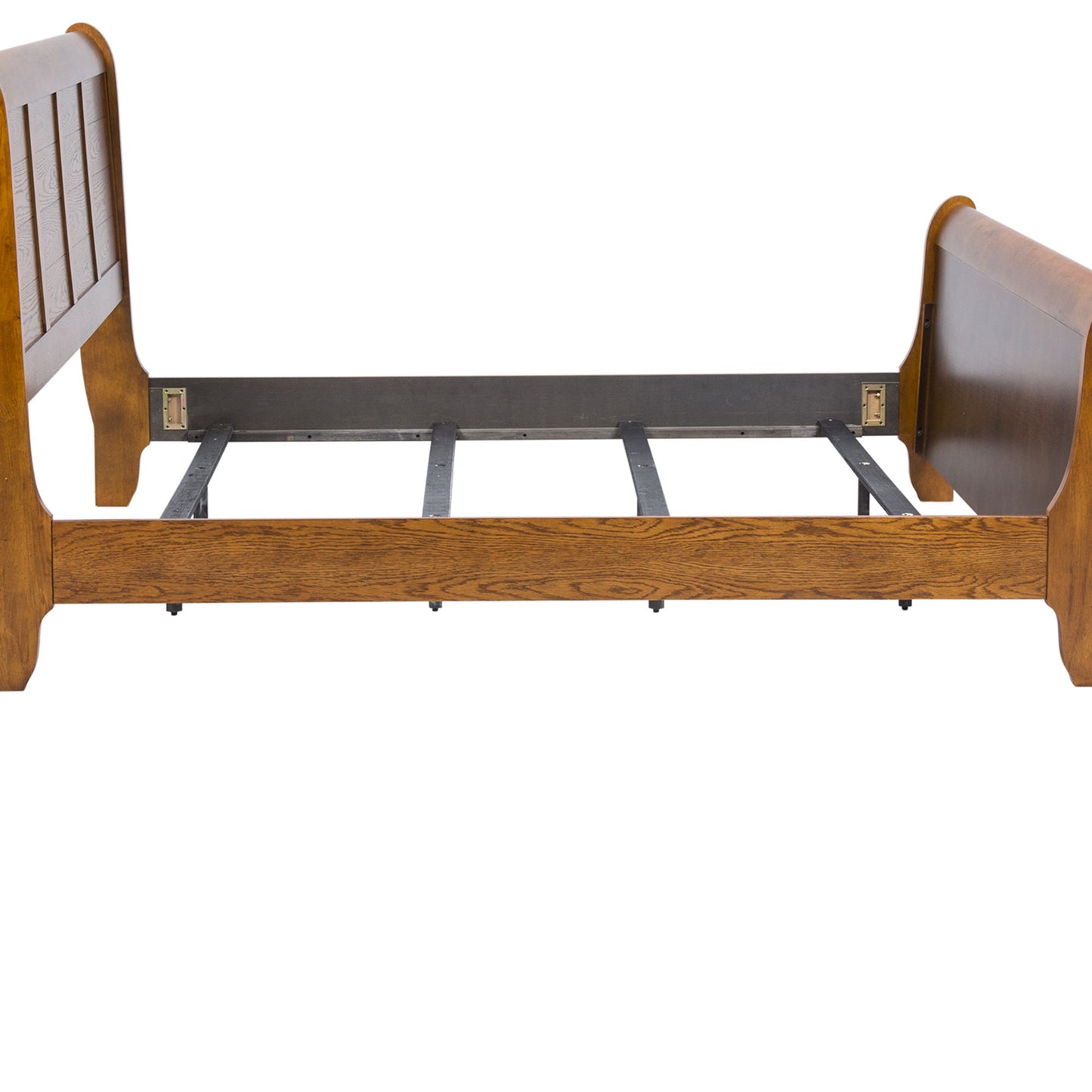 Grandpas Cabin - King Sleigh Rails - Aged Oak