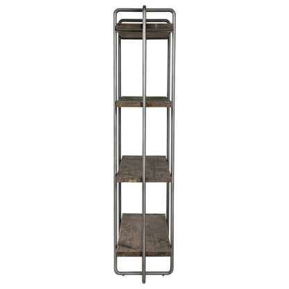 Stilo - Urban Industrial Etagere - Dark Brown
