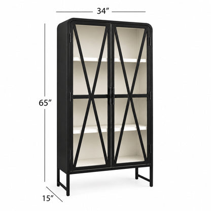 Donahue - Display Cabinet - Black