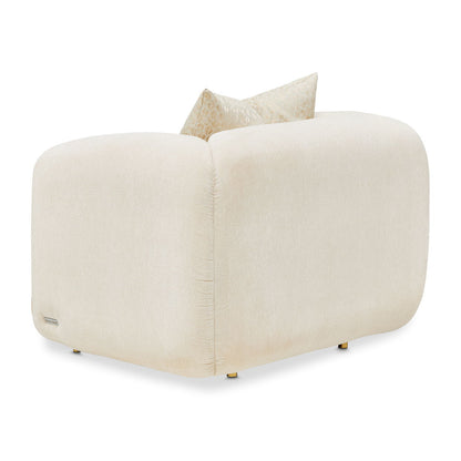 Sassani - Accent Chair - Crepe / Gold