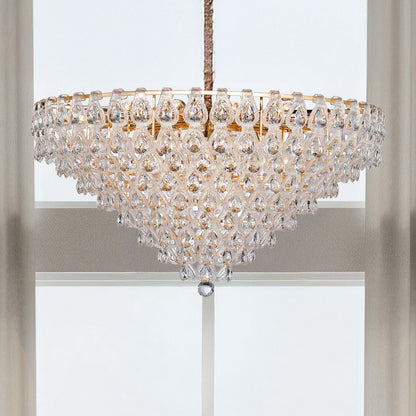 Michael Amini Lighting - Gala 28-Light Round LED Chandelier - Gold
