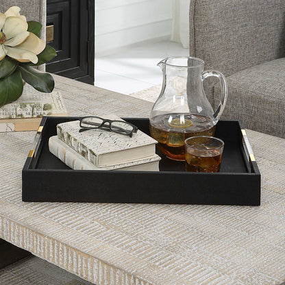 Wessex - Shagreen Tray - Black
