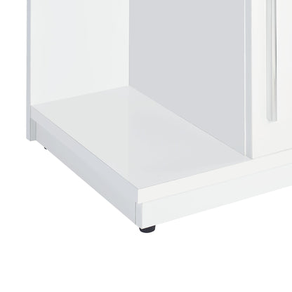 Wendolyn - Wine Cabinet With Light - Glossy White