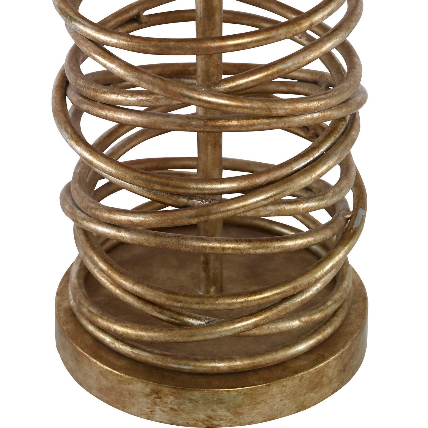 Amarey - Metal Ring Table Lamp - Gold