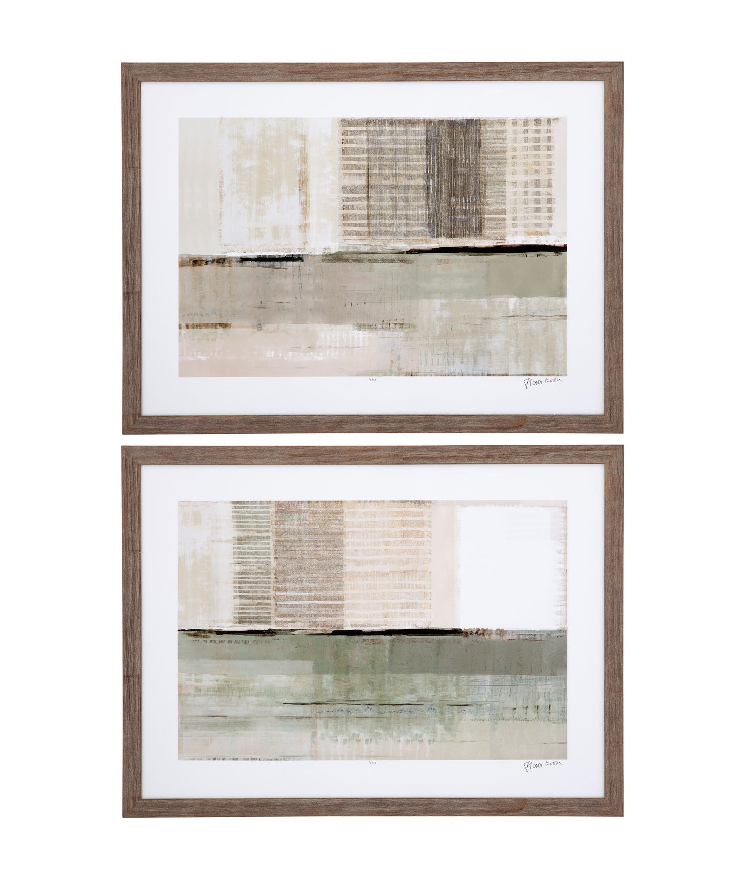 Custom Across The Abstract Bay I - Gray