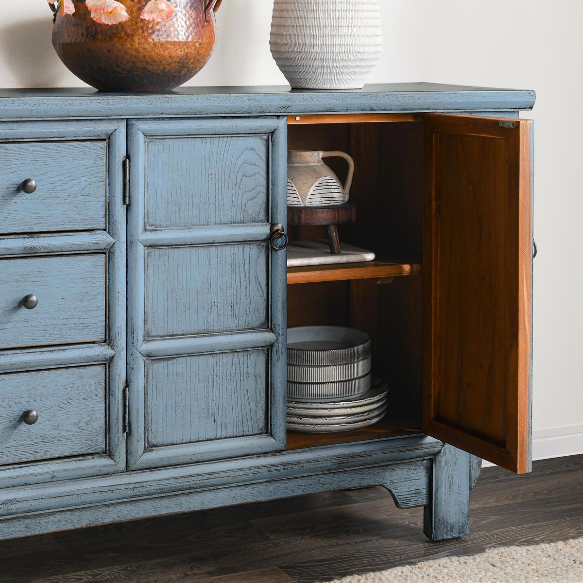 Crafton - 3 Drawer 4 Door Sideboard