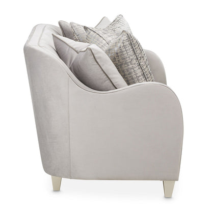 Roxbury Park - Velvet Loveseat - Steel / Slate