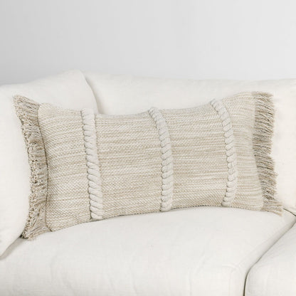 Lucera - 22" x 22" Pillow - Natural