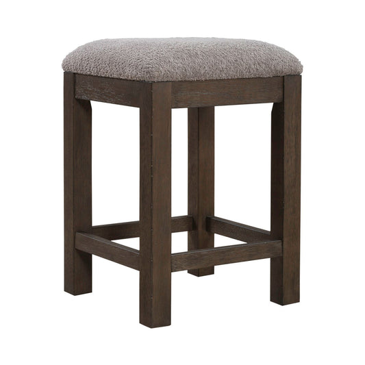 Cascade Falls - Upholstered Console Stool - Satin Espresso