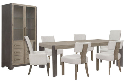 Anderson Park - Leg Dining Table Set With Klismos Chairs