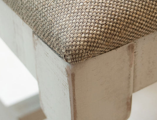 Rock Valley - Chair With Fabric Seat (Set of 2) - Off White