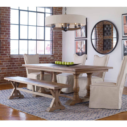 Stratford - Salvaged Wood Dining Table - Light Brown