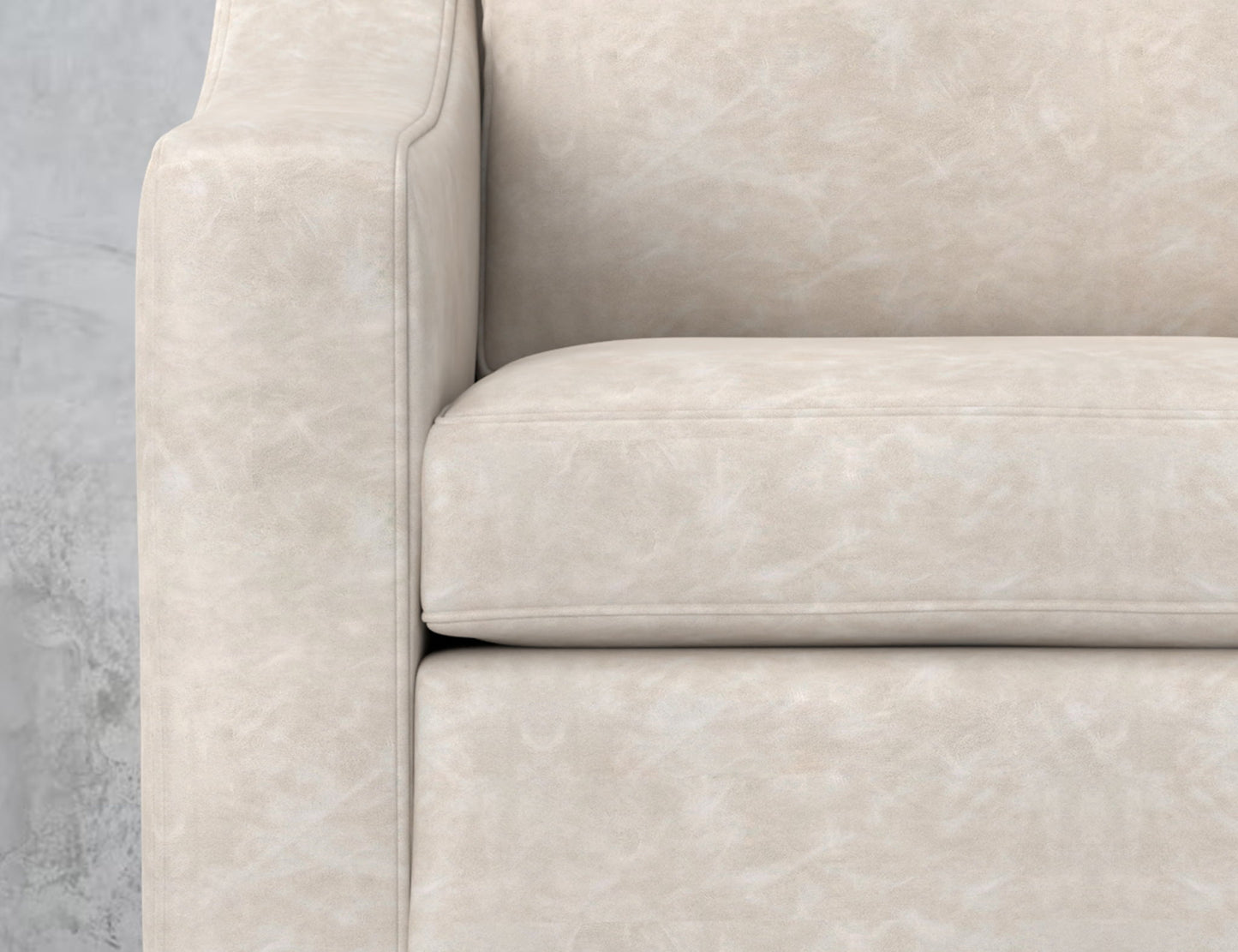 Natural Parota - Armchair - Marfil