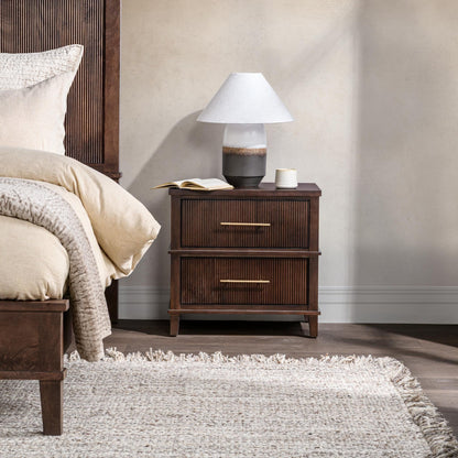 Westlake - 2-Drawer Nightstand - Kona Brown