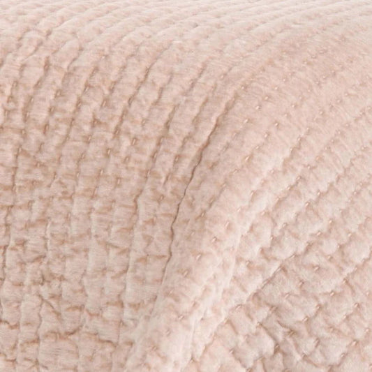 Bari - Velvet Sham - Nude