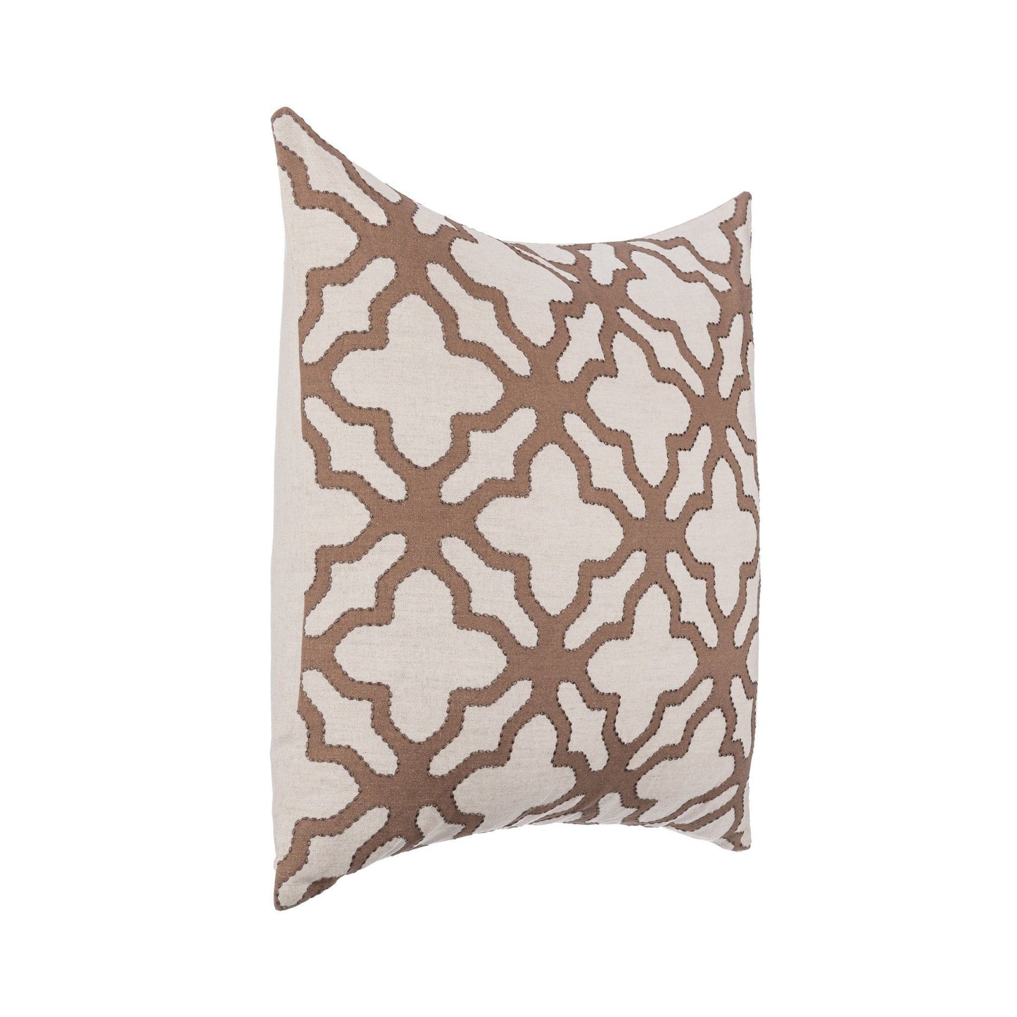 Mullan - 22" x 22"Pillow - Frothed Brown