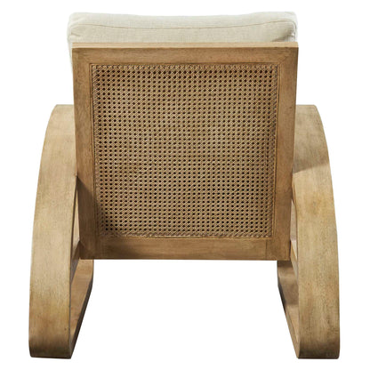 Barbora - Wooden Accent Chair
