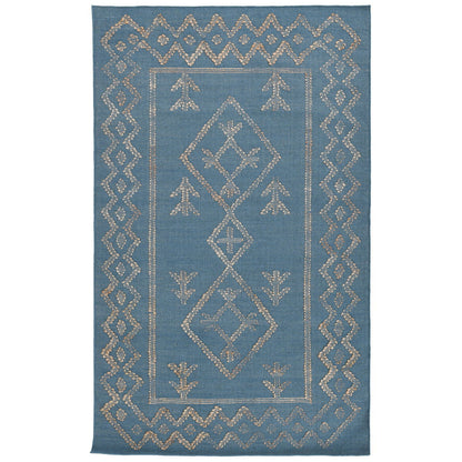 Comporta - 2' x 3' Lagos Rug - Blue/Natural