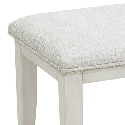Camila - Vanity Stool - Creamy White