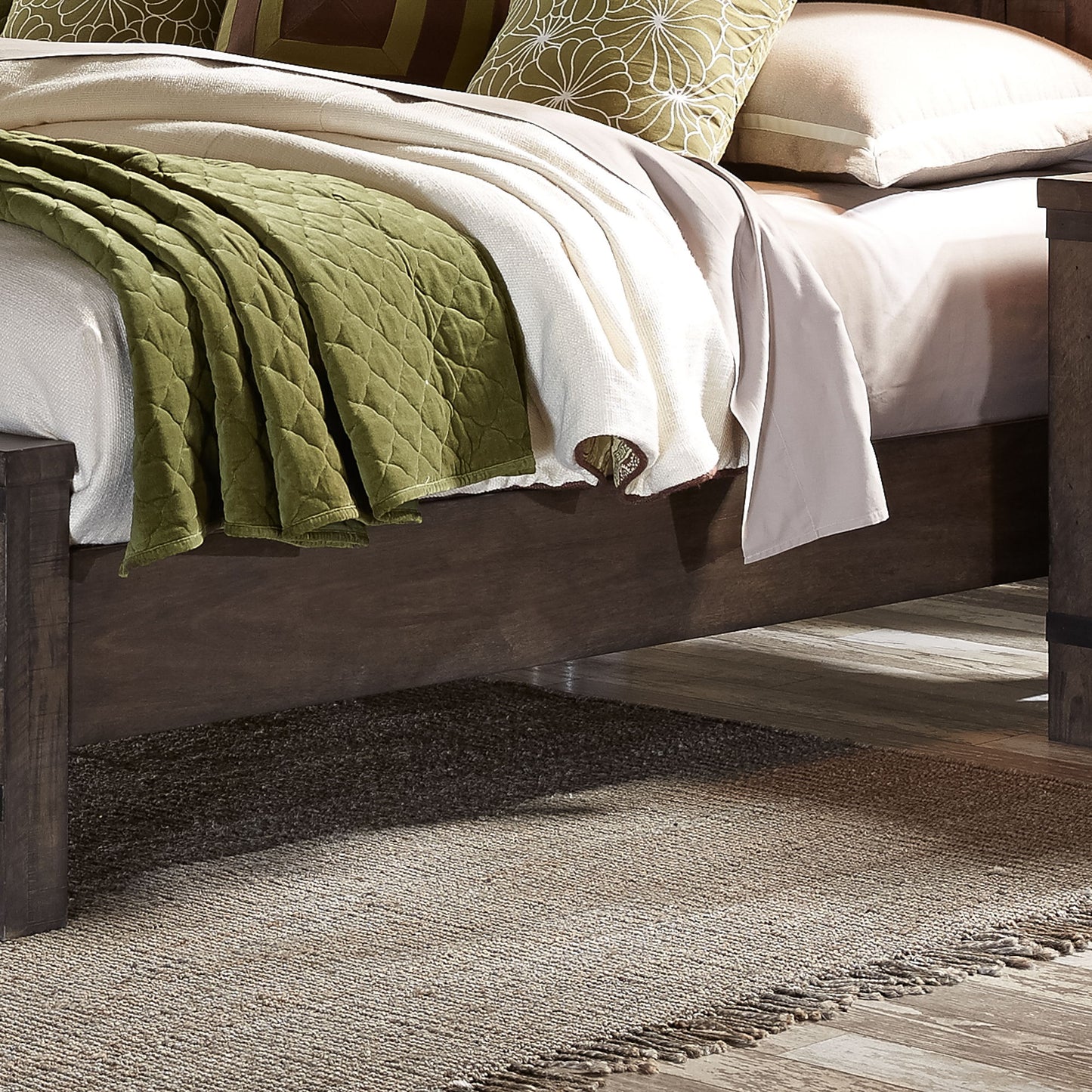 Thornwood Hills - Panel Bed Rails - Rock Beaten Brown