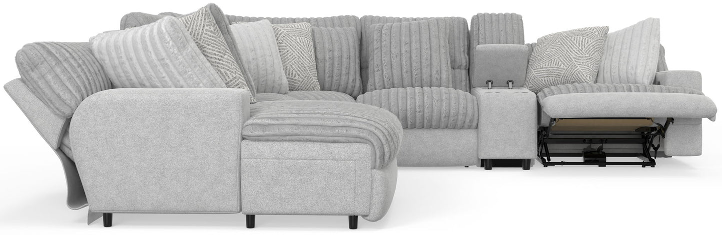 Abraxas - 6 Piece Reclining Sectional
