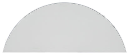 Melange - On The Bright Side Demilune Console - White