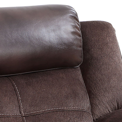 Pueblo - Manual Recliner Sofa - Coffee