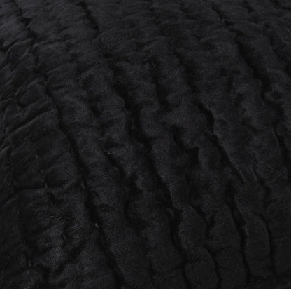 Bari - Velvet Sham - Onyx