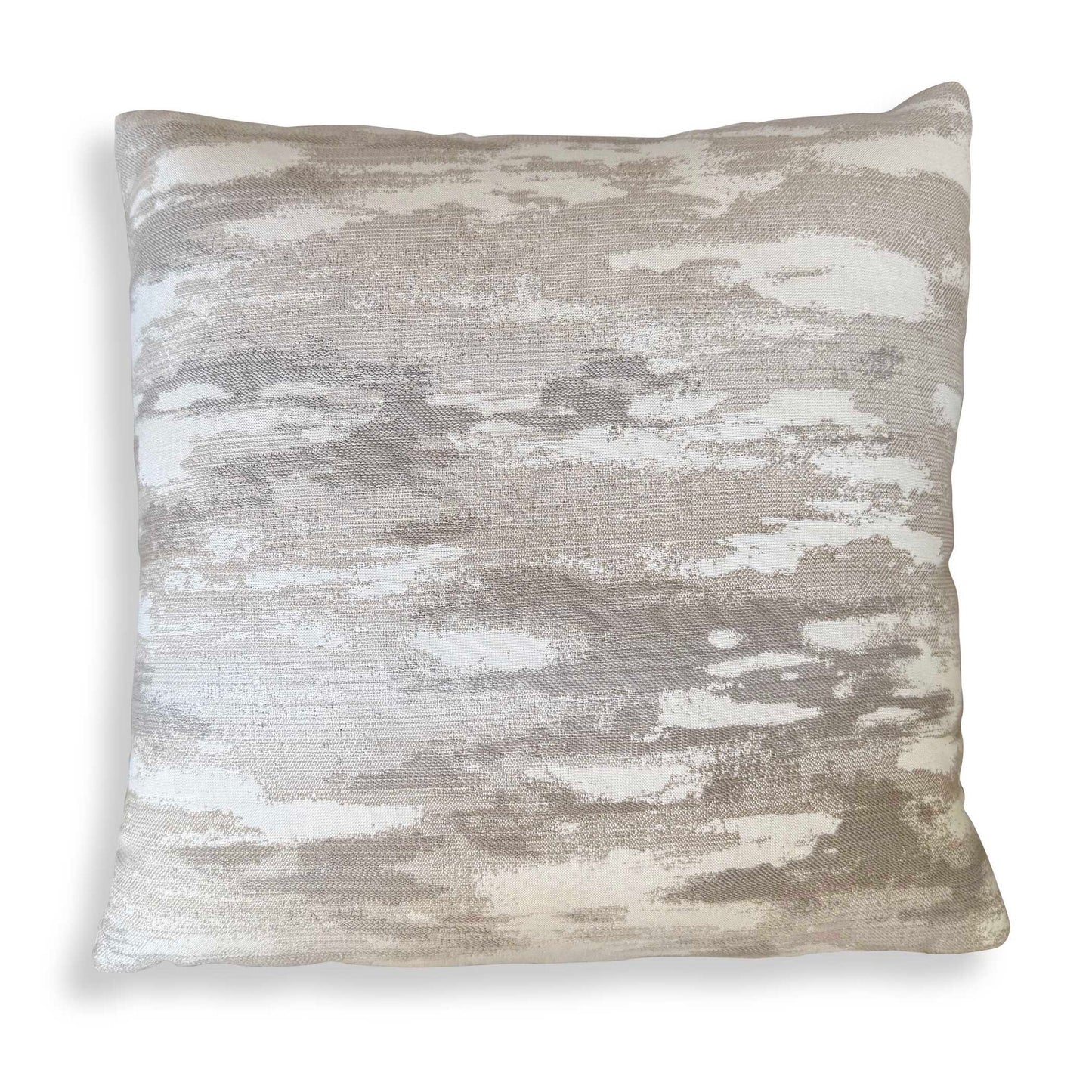 Abstract Waves - Outdoor Pillow - Brown