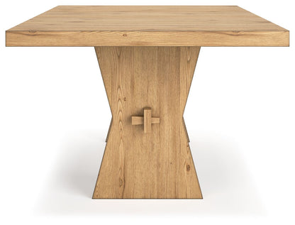Galliden - Rectangular Dining Room Table - Light Brown