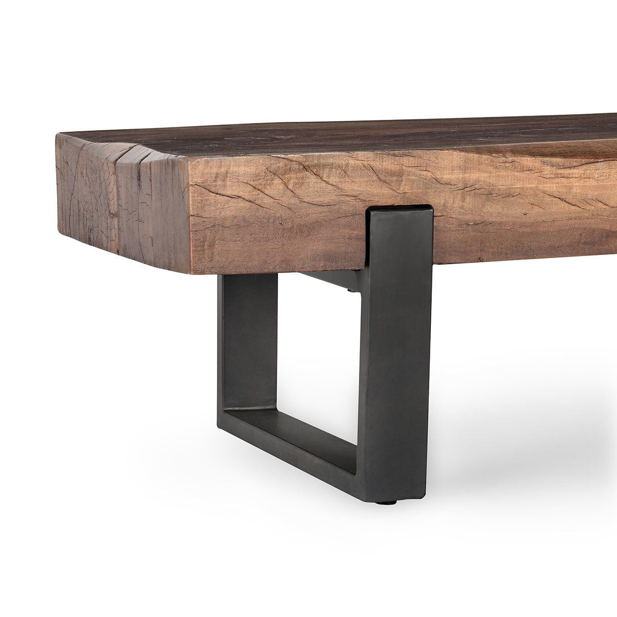 Duarte - Solid Wood Bench - Reclaimed Brown