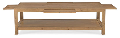 Cashiers - Large Rectangle Cocktail Table - Almond