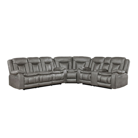 Morello - 3 Piece Manual Sofa/Loveseat/Wedge
