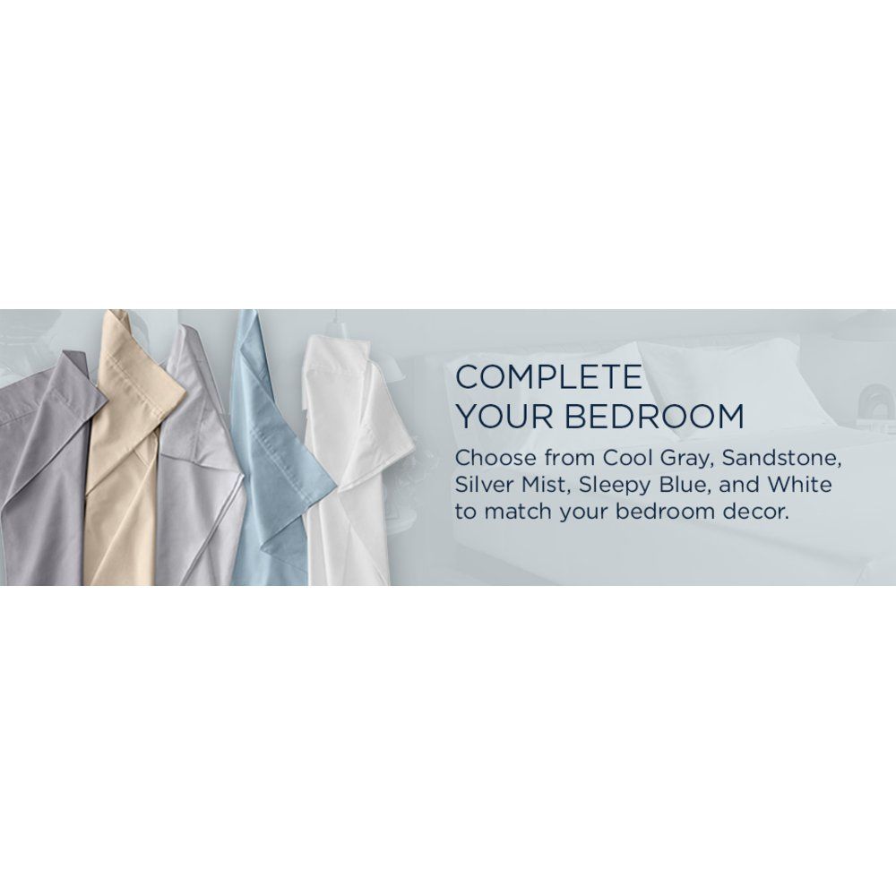 Linens - Tempur Luxe Egyptian Cotton Sheet Set - Silver Mist