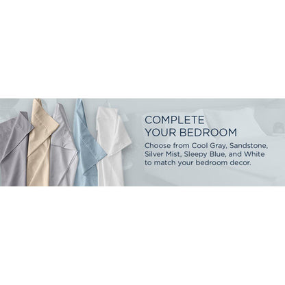 Linens - Tempur Luxe Egyptian Cotton Sheet Set - Silver Mist