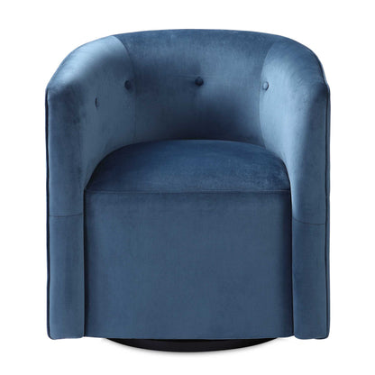 Mallorie - Swivel Chair - Blue