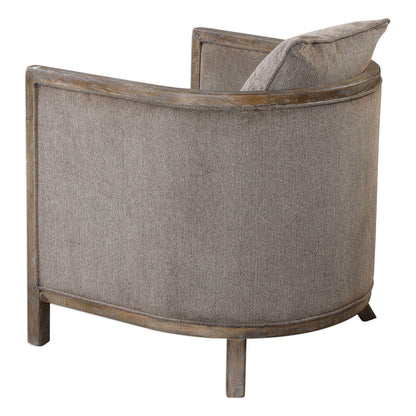 Viaggio - Chenille Accent Chair - Gray