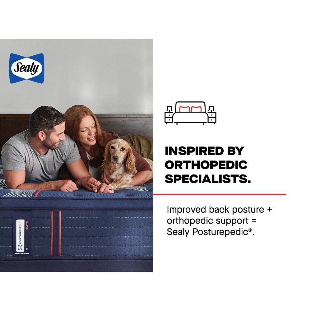 Posturepedic Elite - Albany II Euro Pillow Top Soft Mattress